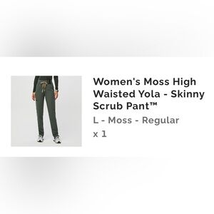 FIGS High Waisted Yola Pants